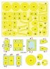 Omask 54037 P-51B Mustang double-sided mask (for Tamiya) 1/48